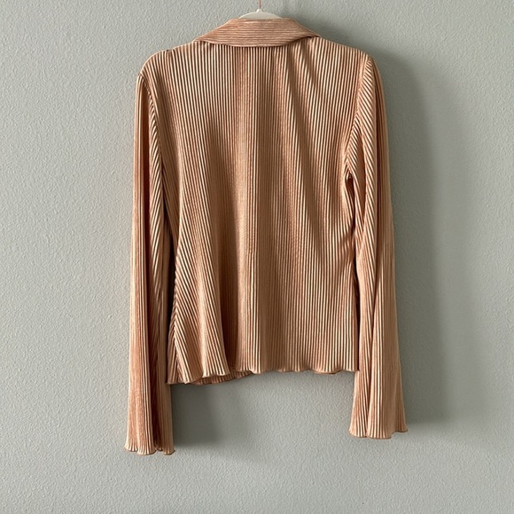 Song of Style Metallic Striped Blouse - Picture 3 of 5